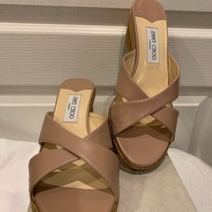 Jimmy Choo Ballet Pink Platform Sandal